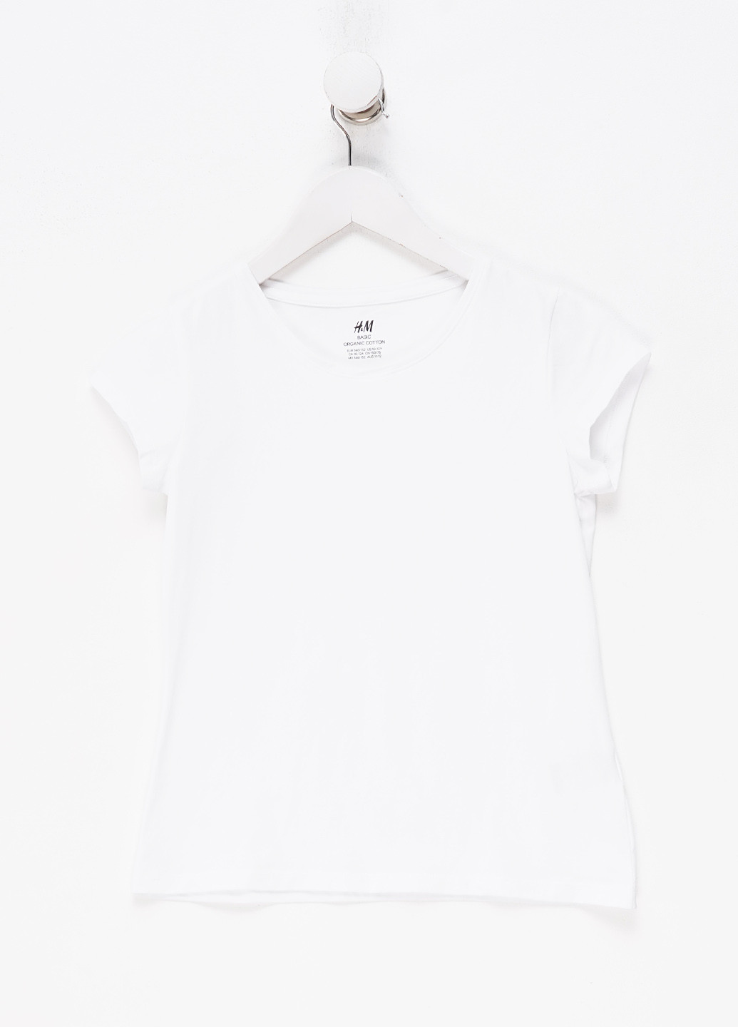 Белая летняя футболка H&M