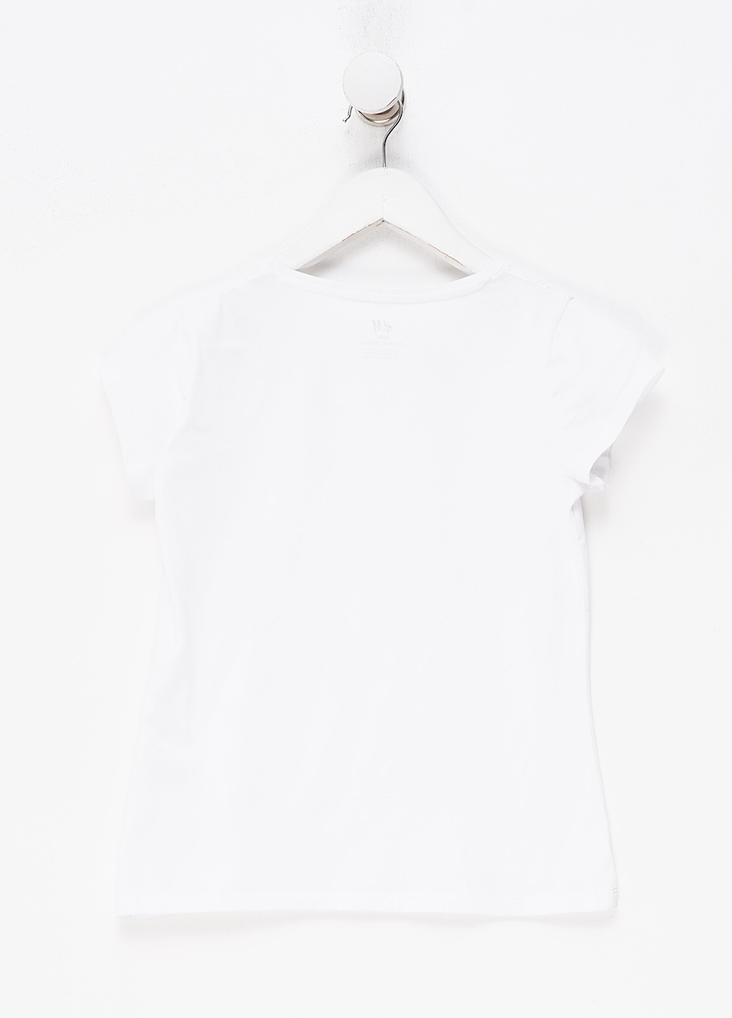 Белая летняя футболка H&M
