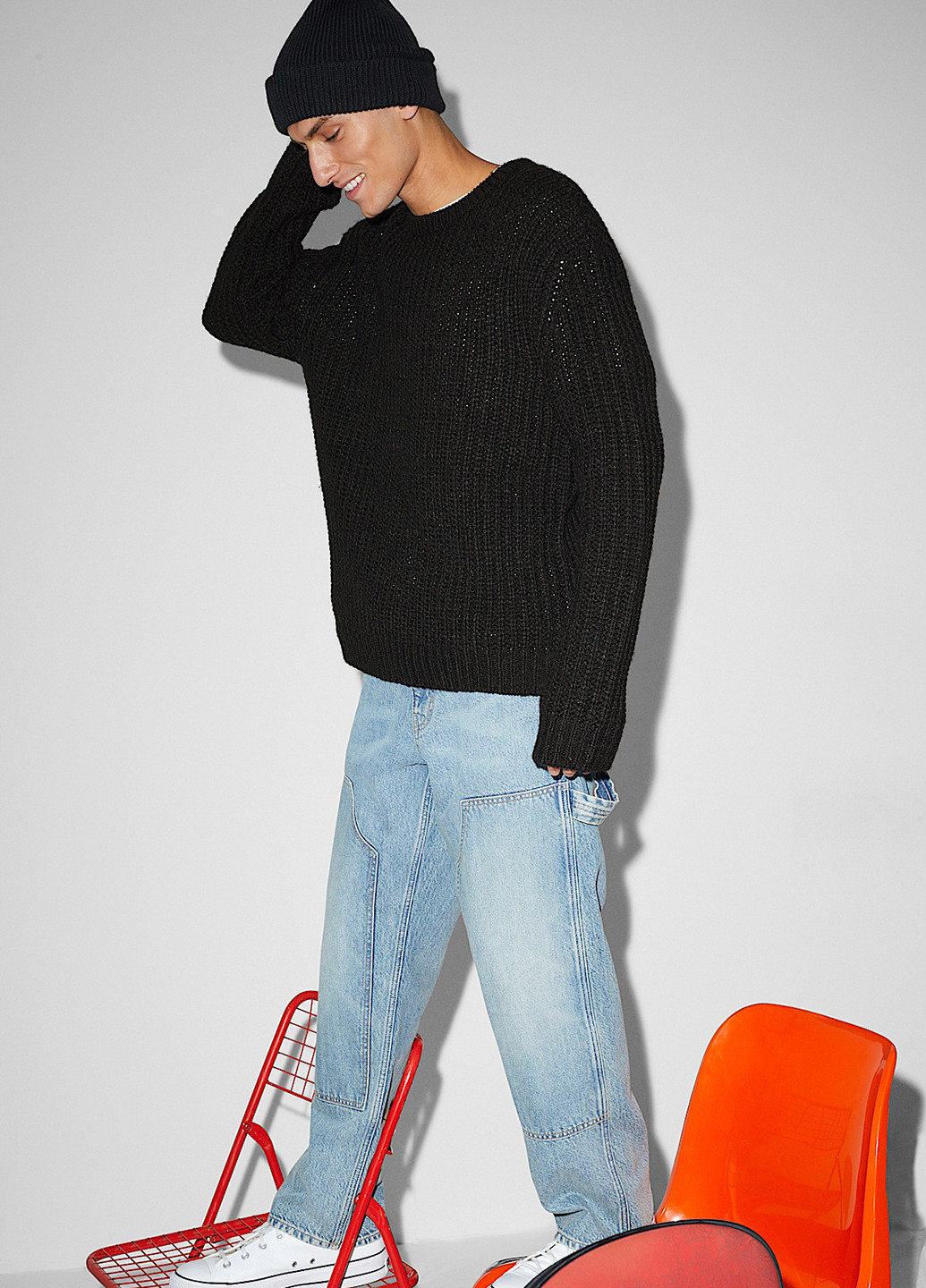 Черный демисезонный джемпер джемпер C&A