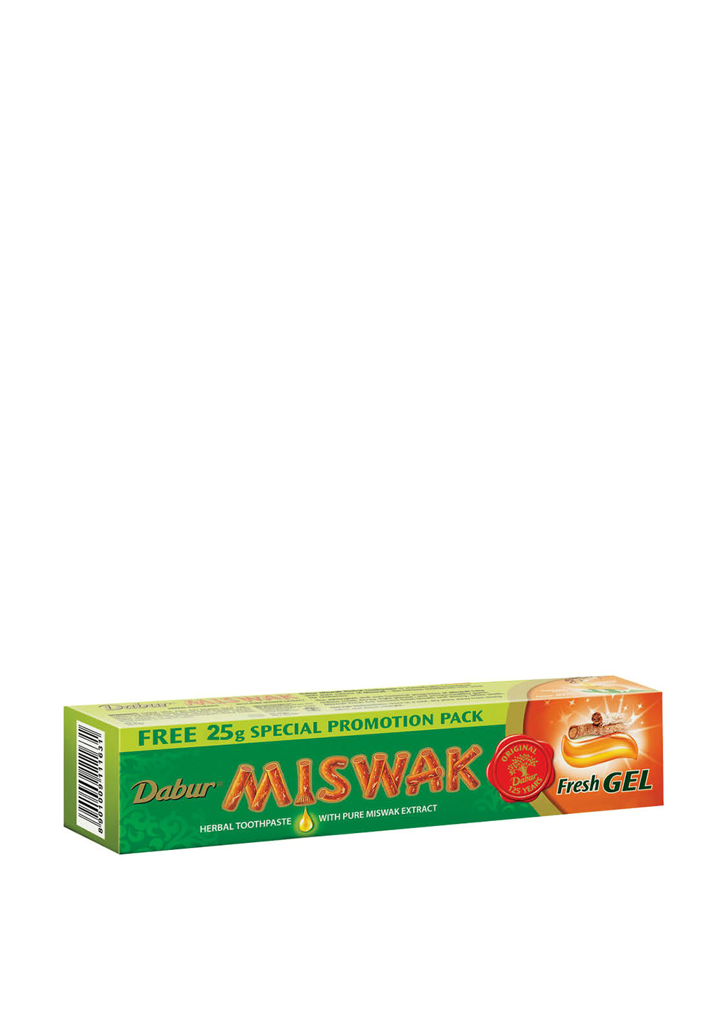 Зубна паста "Трав'яне" MISWAK, 50 + 25 г Dabur (16880228)