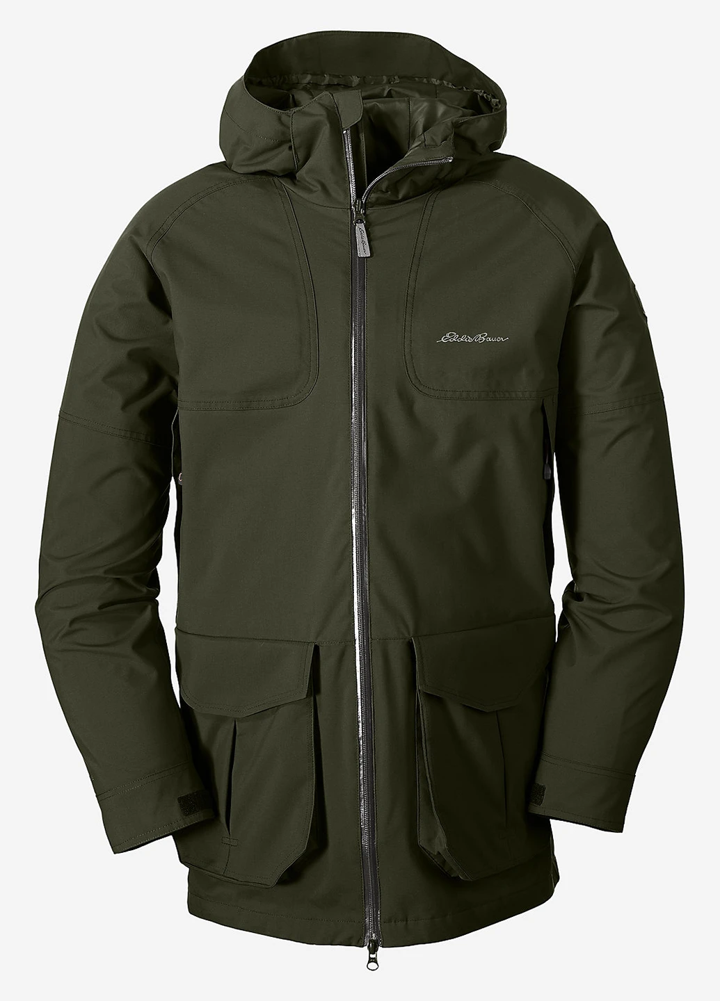 Темно-зеленая зимняя куртка Eddie Bauer