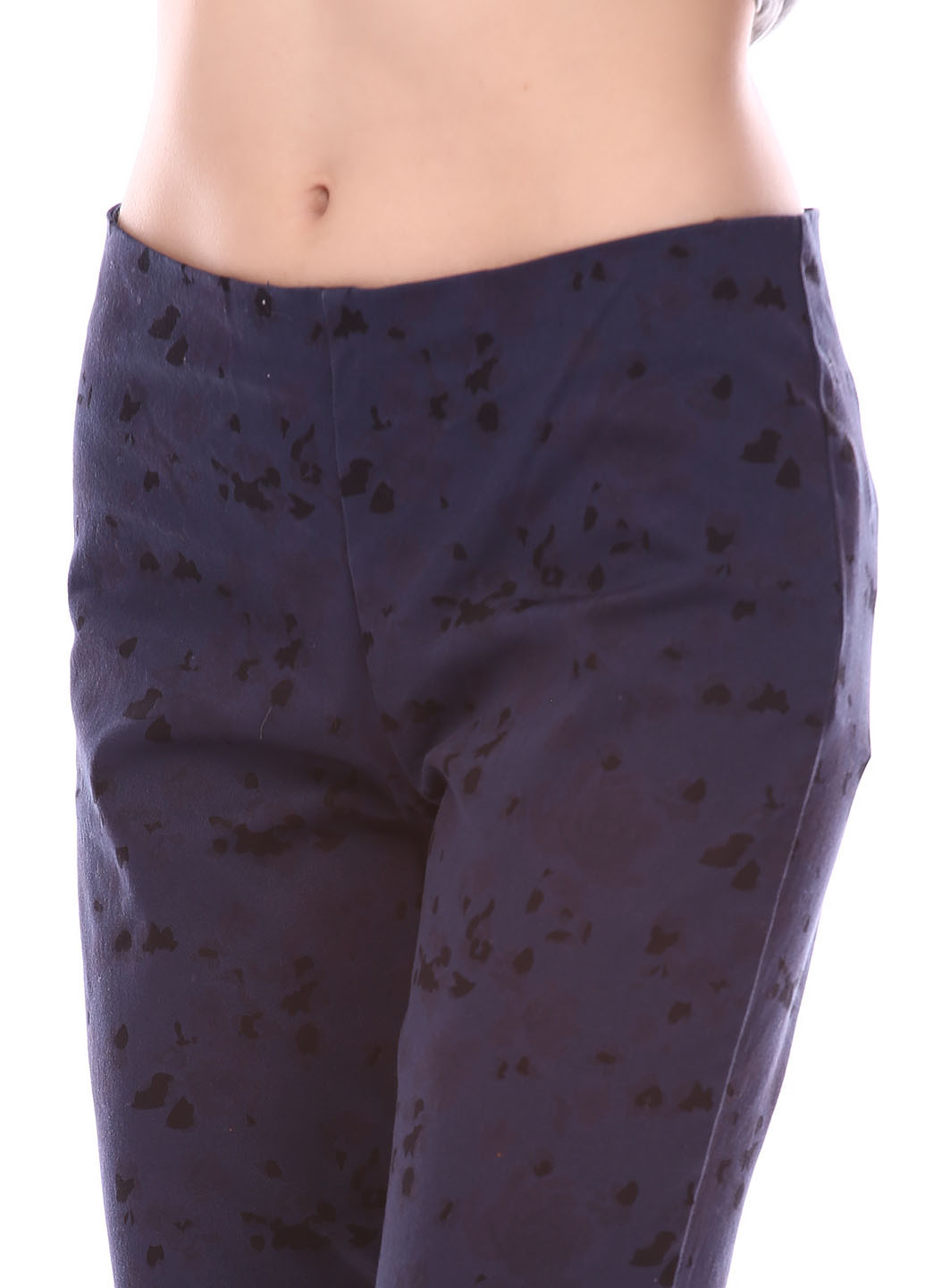 Фиолетовые кэжуал демисезонные зауженные брюки Ichi