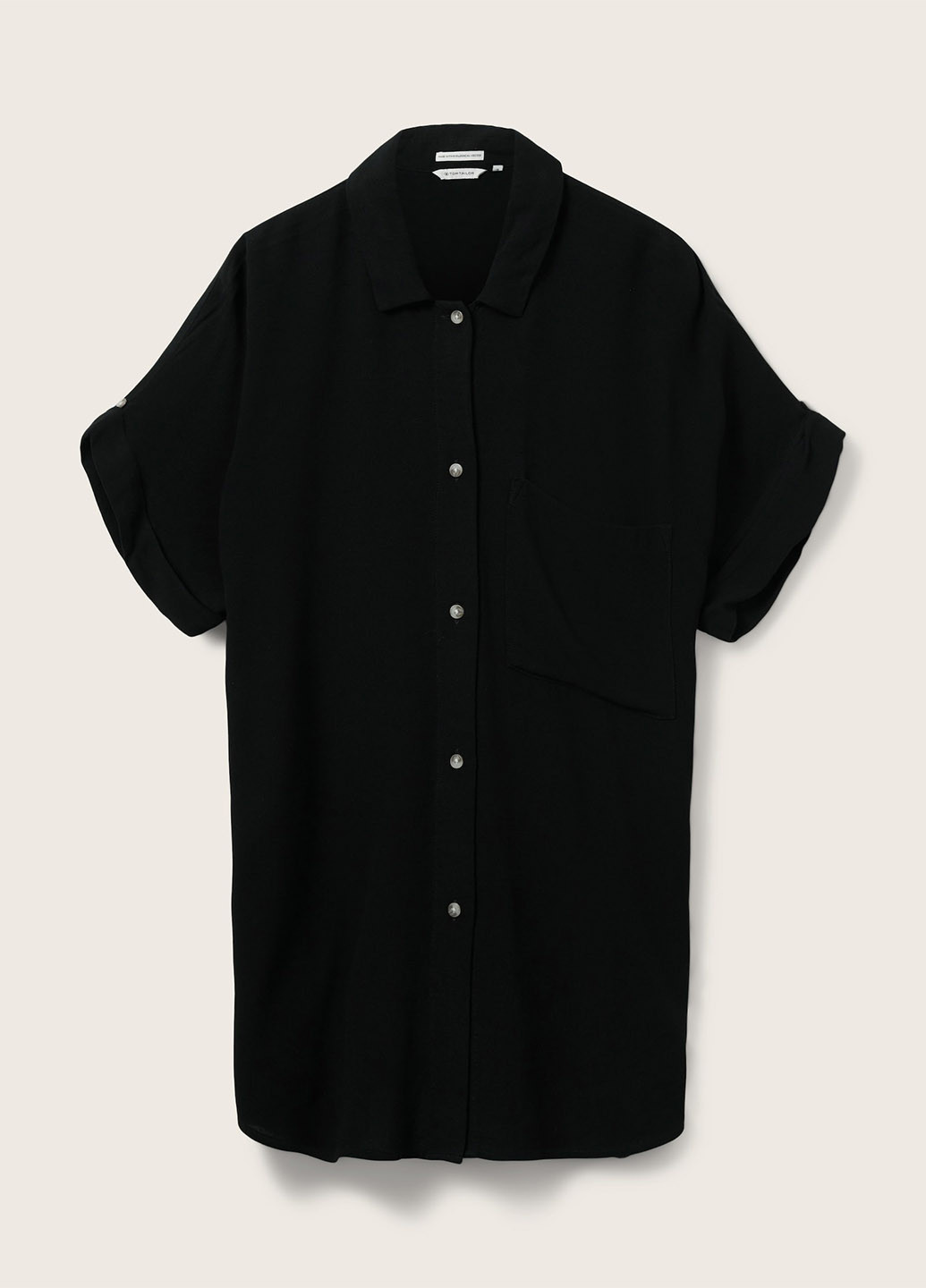 Чорна літня блуза Tom Tailor