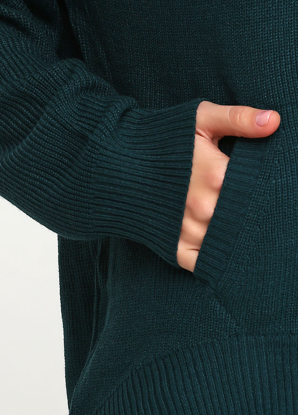 Темно-зеленый демисезонный свитер CHD