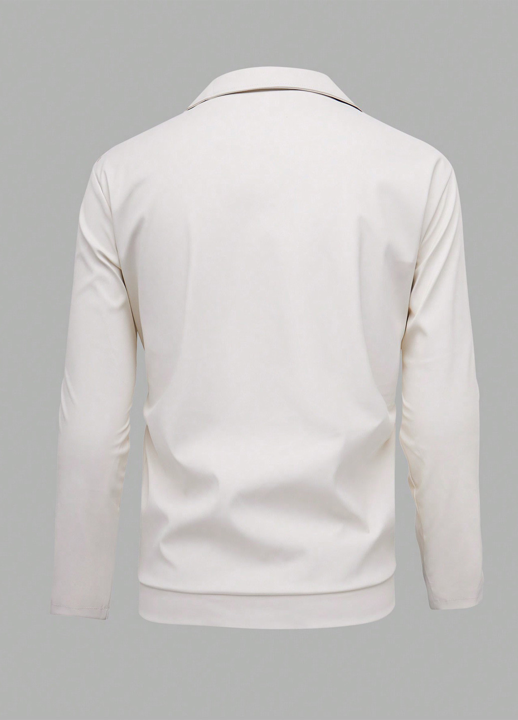 Молочная демисезонная куртка косуха SHEIN