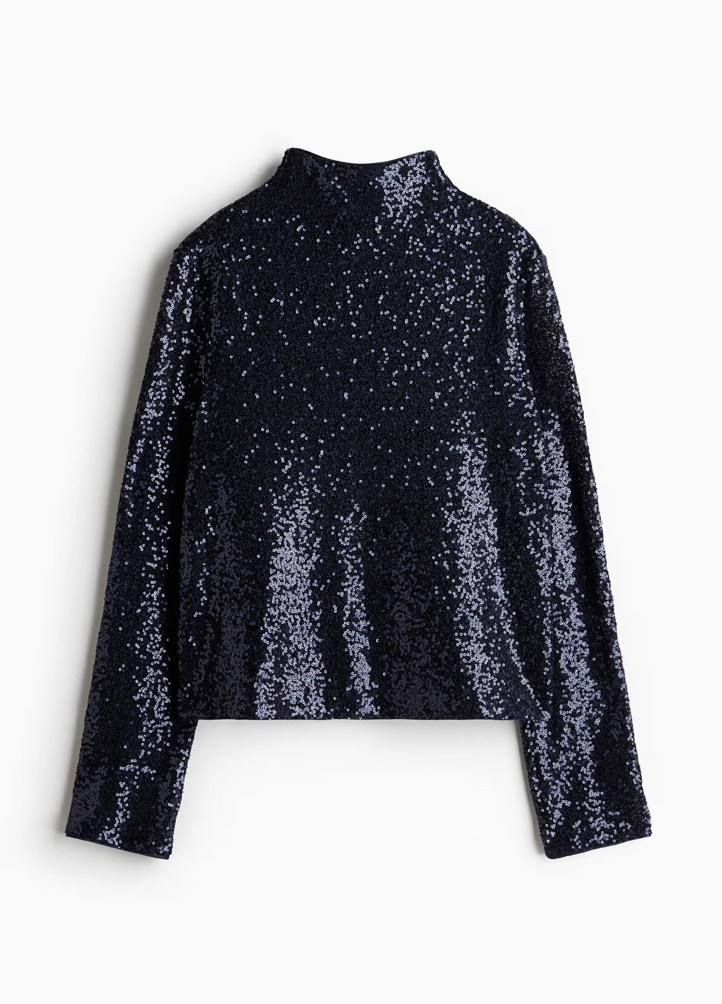 Тёмно-синяя блуза H&M