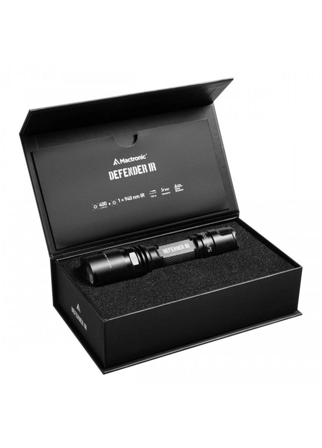 Фонарь тактический Defender (400 Lm + IR 940 nm) Infrared (THH0126) Mactronic (253712959)