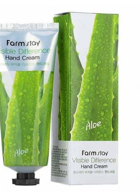 Крем для рук с алоэ Visible Differerce Hand Cream Aloe 100 мл FarmStay (252088555)