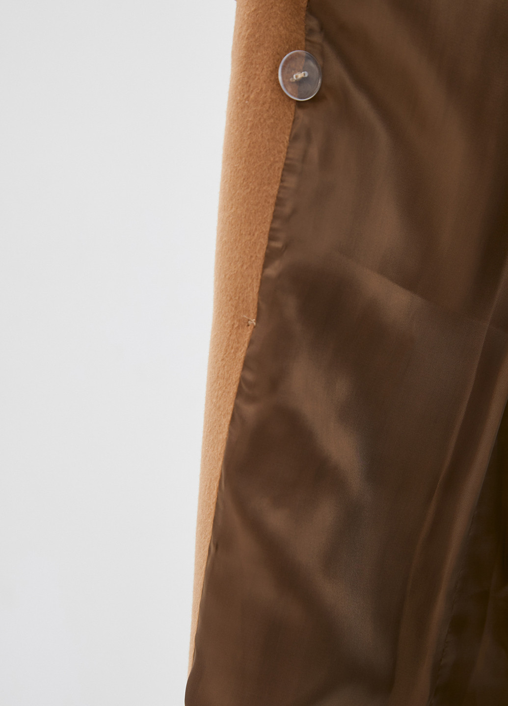 Світло-коричневе демісезонне Пальто двобортне Florens