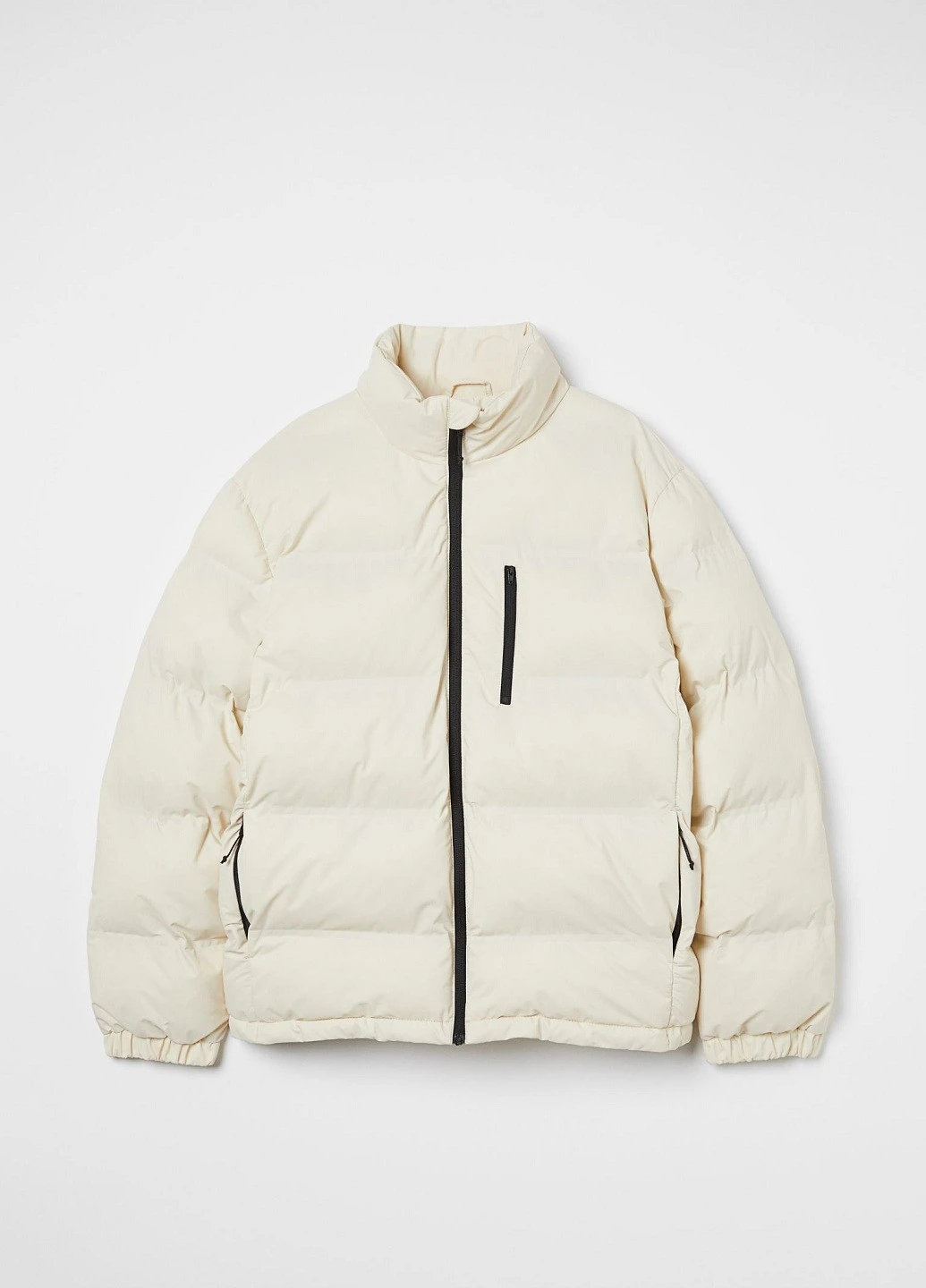 Бежевая зимняя куртка H&M
