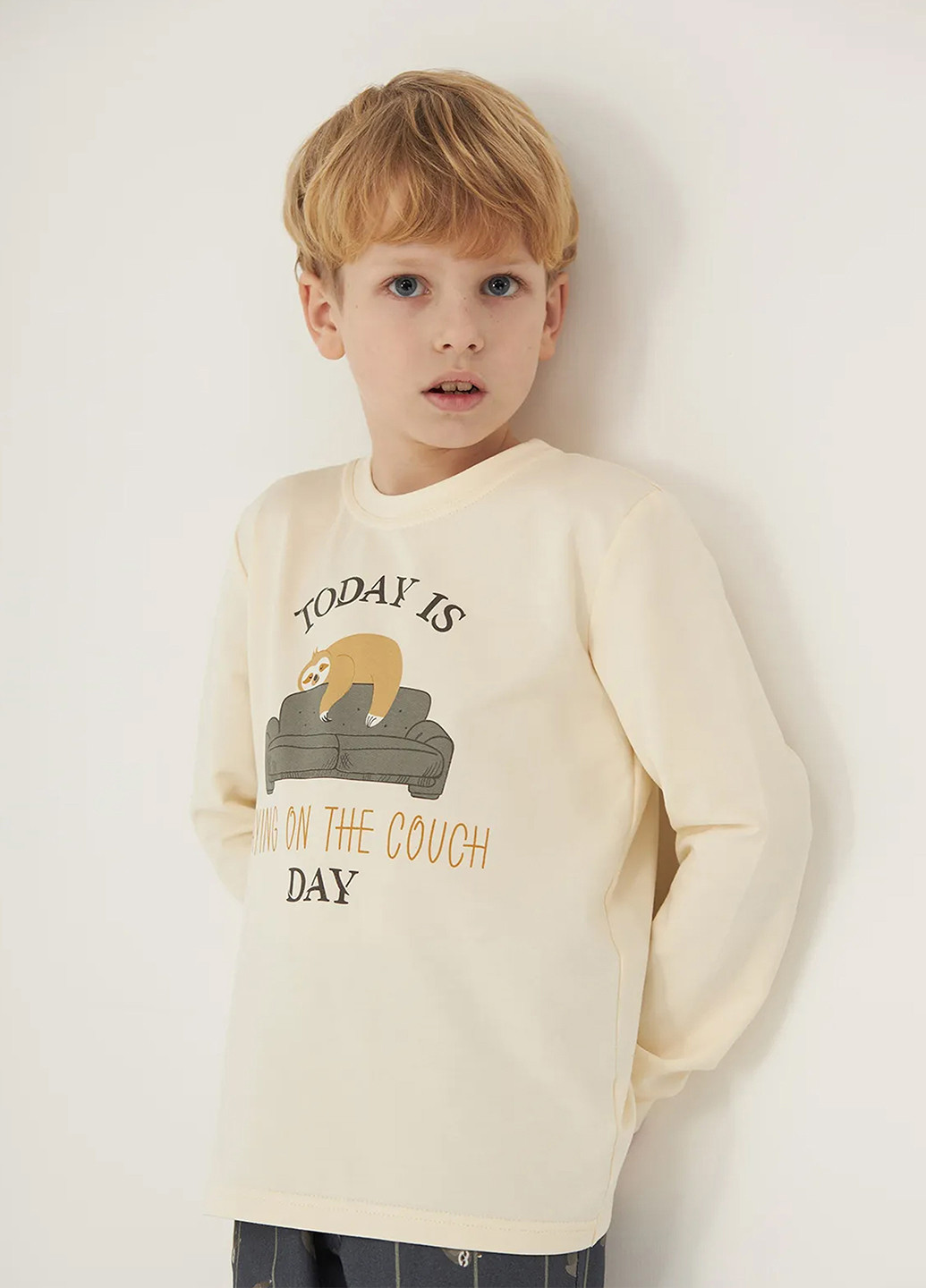 Айворі всесезон комплект (лонгслів, штани) лонгслів + брюки Ellen