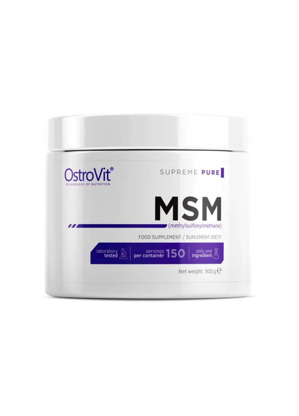 Метилсульфонілметан МСМ MSM 300 грам Ostrovit (255409383)