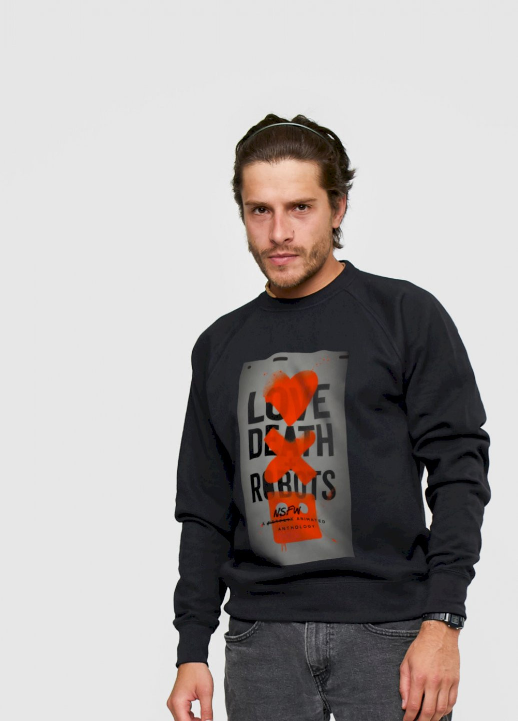 Черный свитшот мужской YAPPI (198688845)