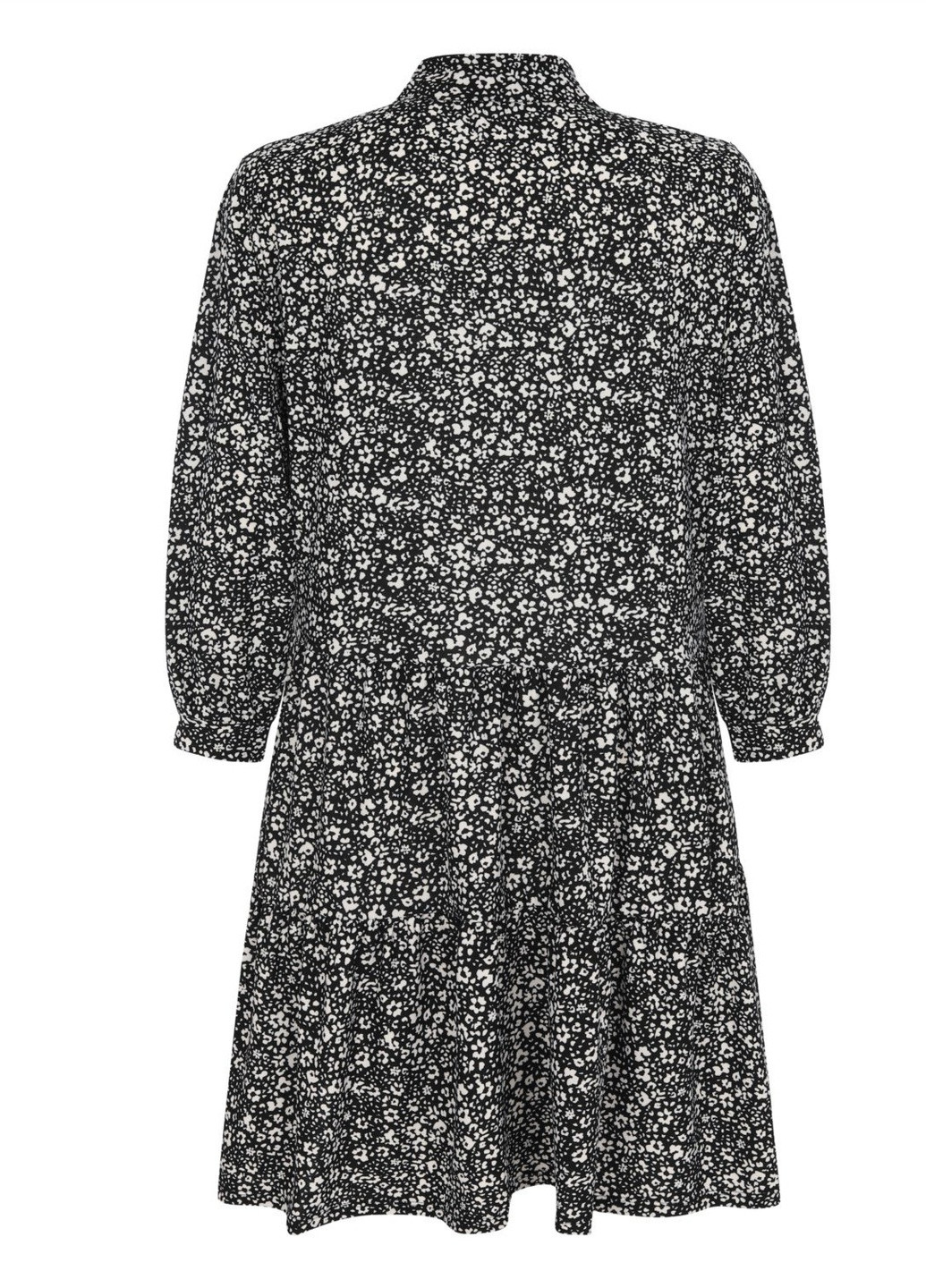 Чорна кежуал сукня Mudo з квітковим принтом