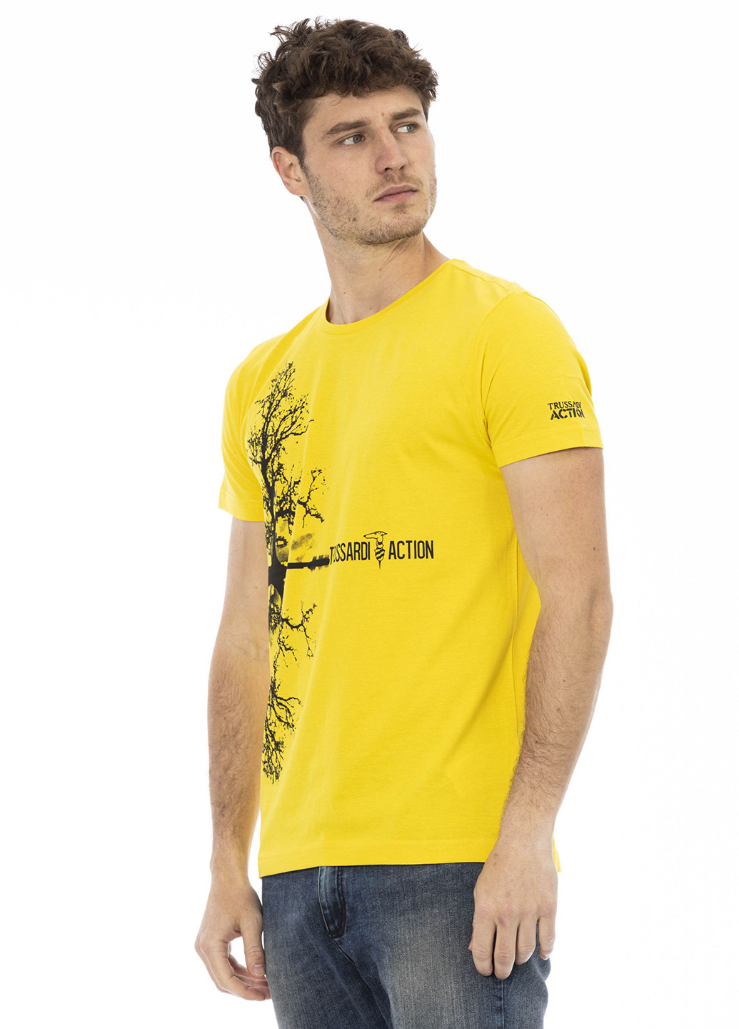 Жовта футболка Trussardi