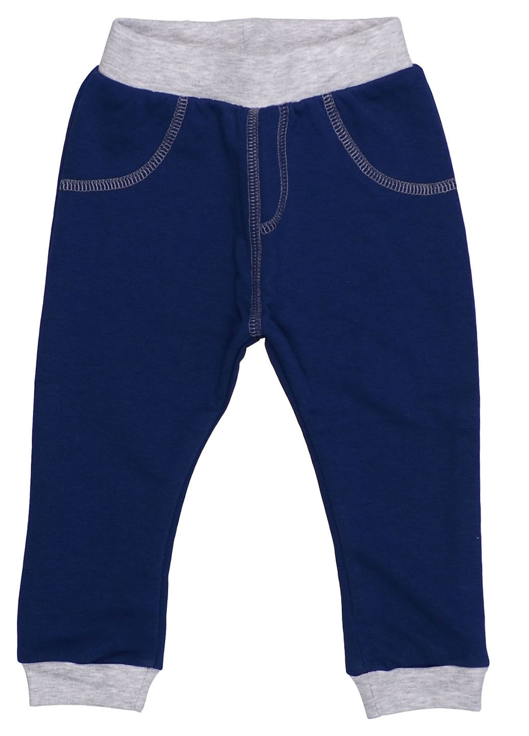 Синие спортивные демисезонные брюки Татошка