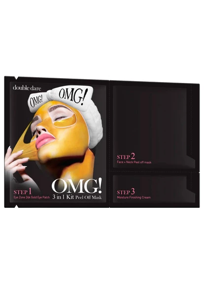 Трьохкомпонентна маска для очищення обличчя Omg! 3in1 Kit Peel Off Mask Double Dare (250117139)