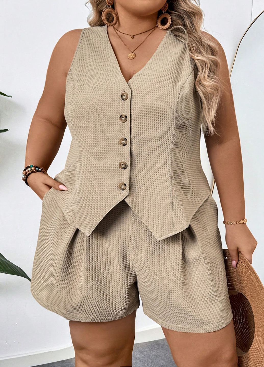 Костюм (жилет, шорти) SHEIN (322849220)