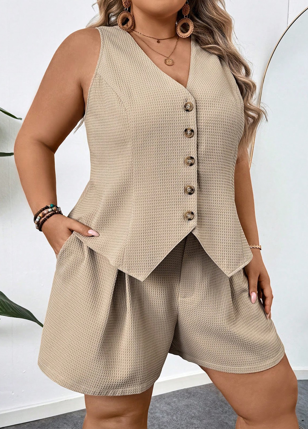 Костюм (жилет, шорти) SHEIN (322849220)