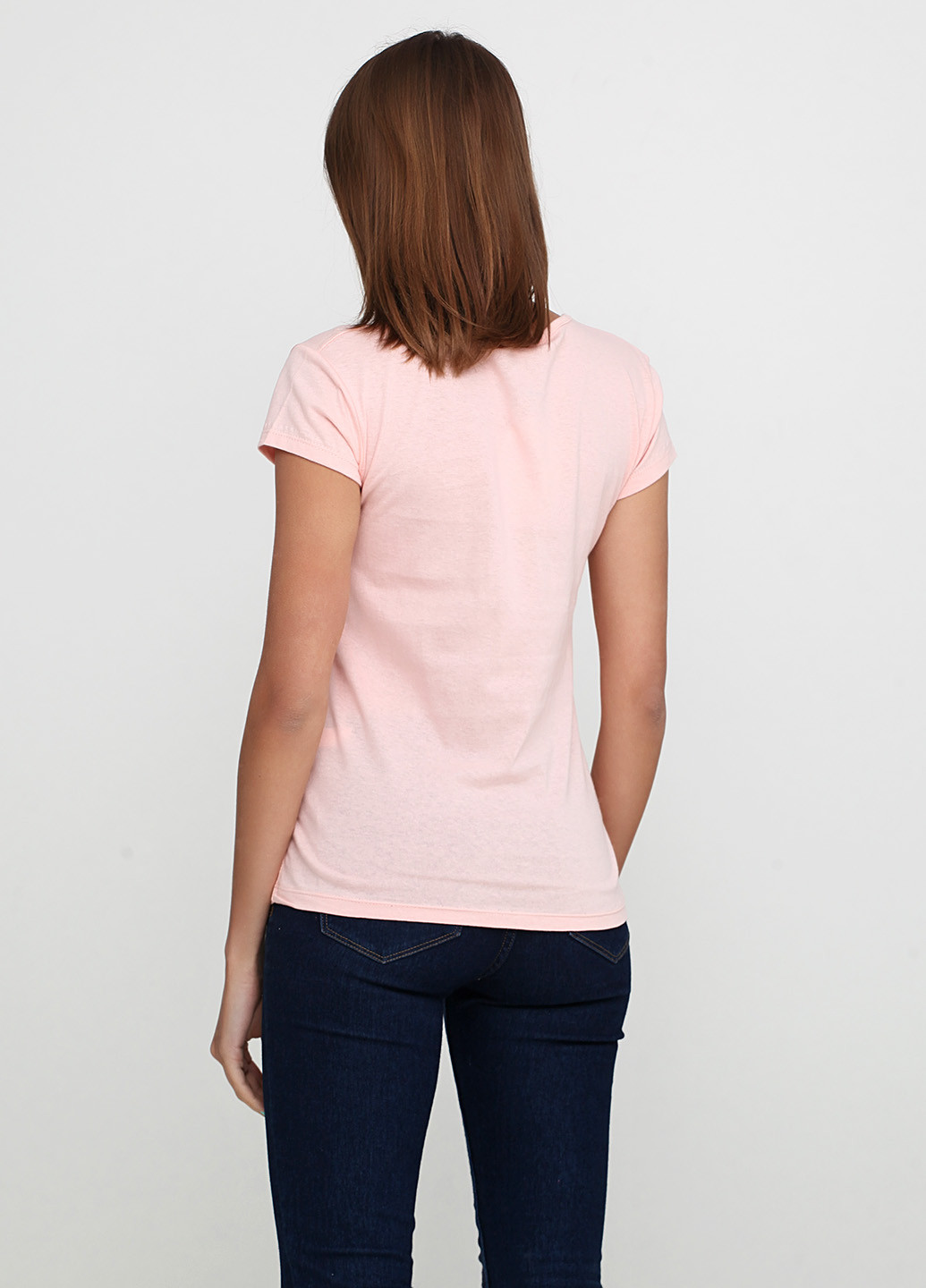 Світло-рожева літня футболка OTTODIX