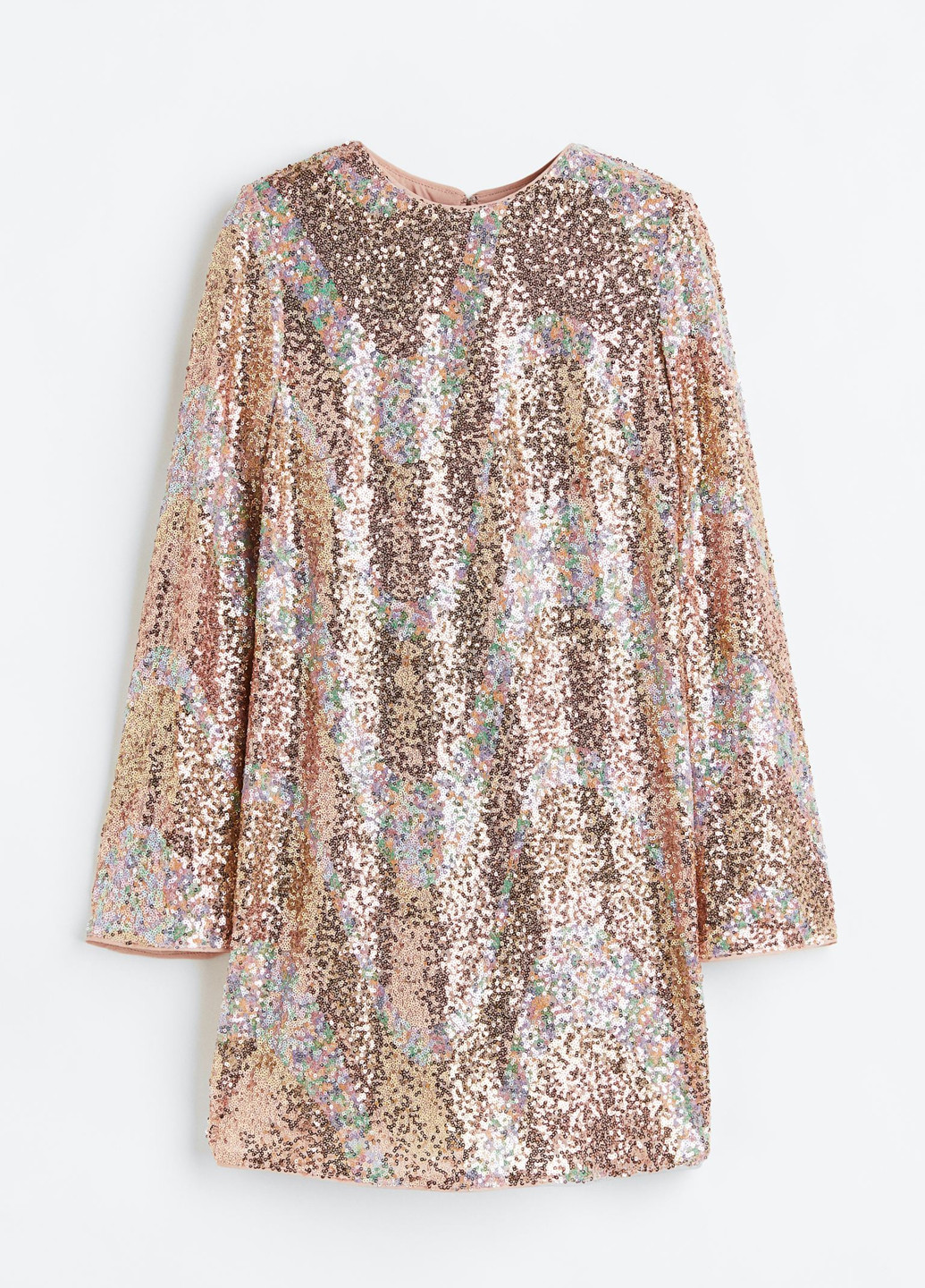 Золотий кежуал сукня а-силует H&M з градієнтом