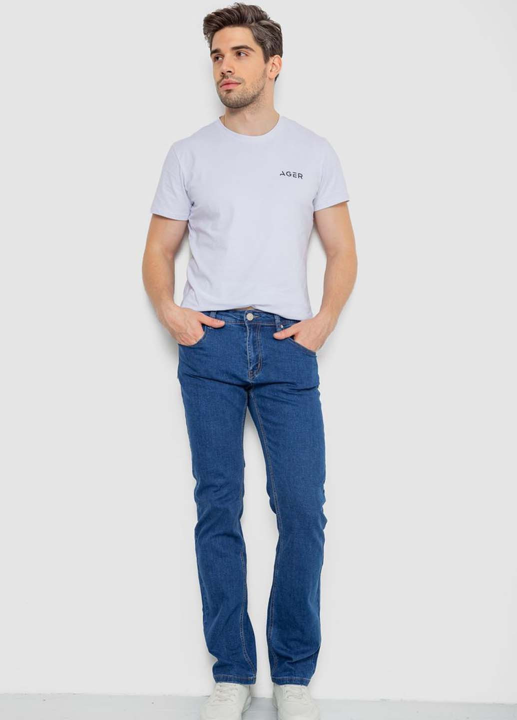 Синие демисезонные регюлар фит джинсы Ager