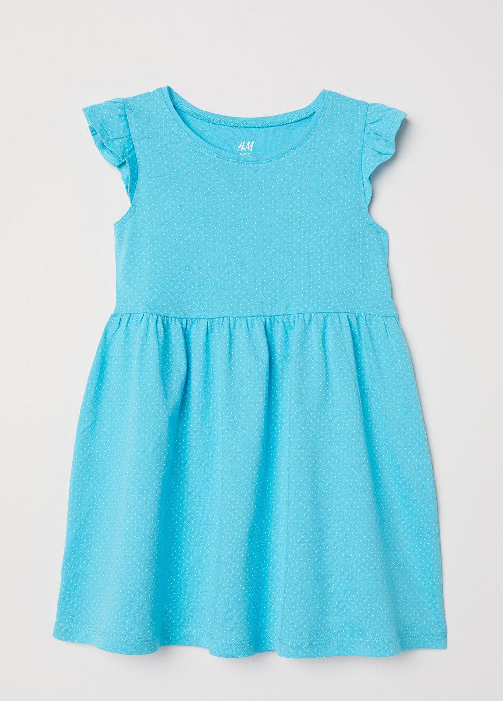 Голубое платье H&M (86896846)