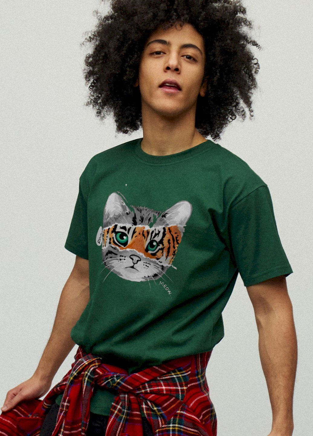 Темно-зелена футболка чоловіча YAPPI