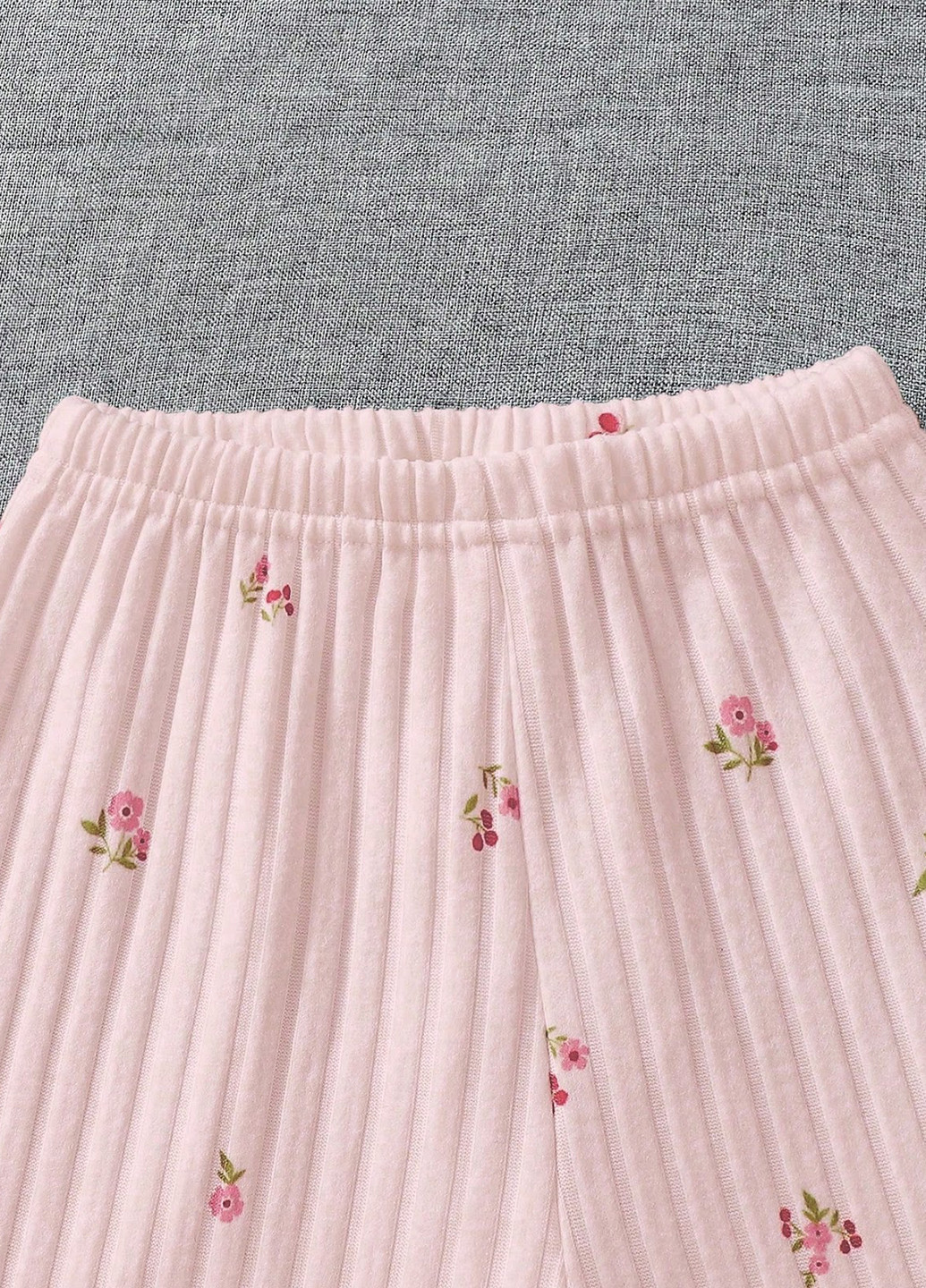 Світло-рожева всесезон піжама (кофта, штани) SHEIN