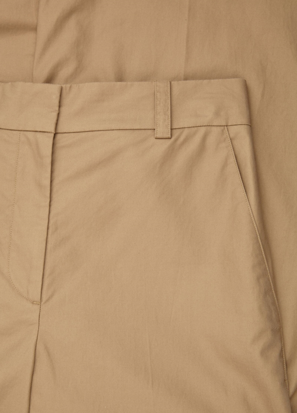 Светло-коричневые кэжуал демисезонные прямые брюки Cos