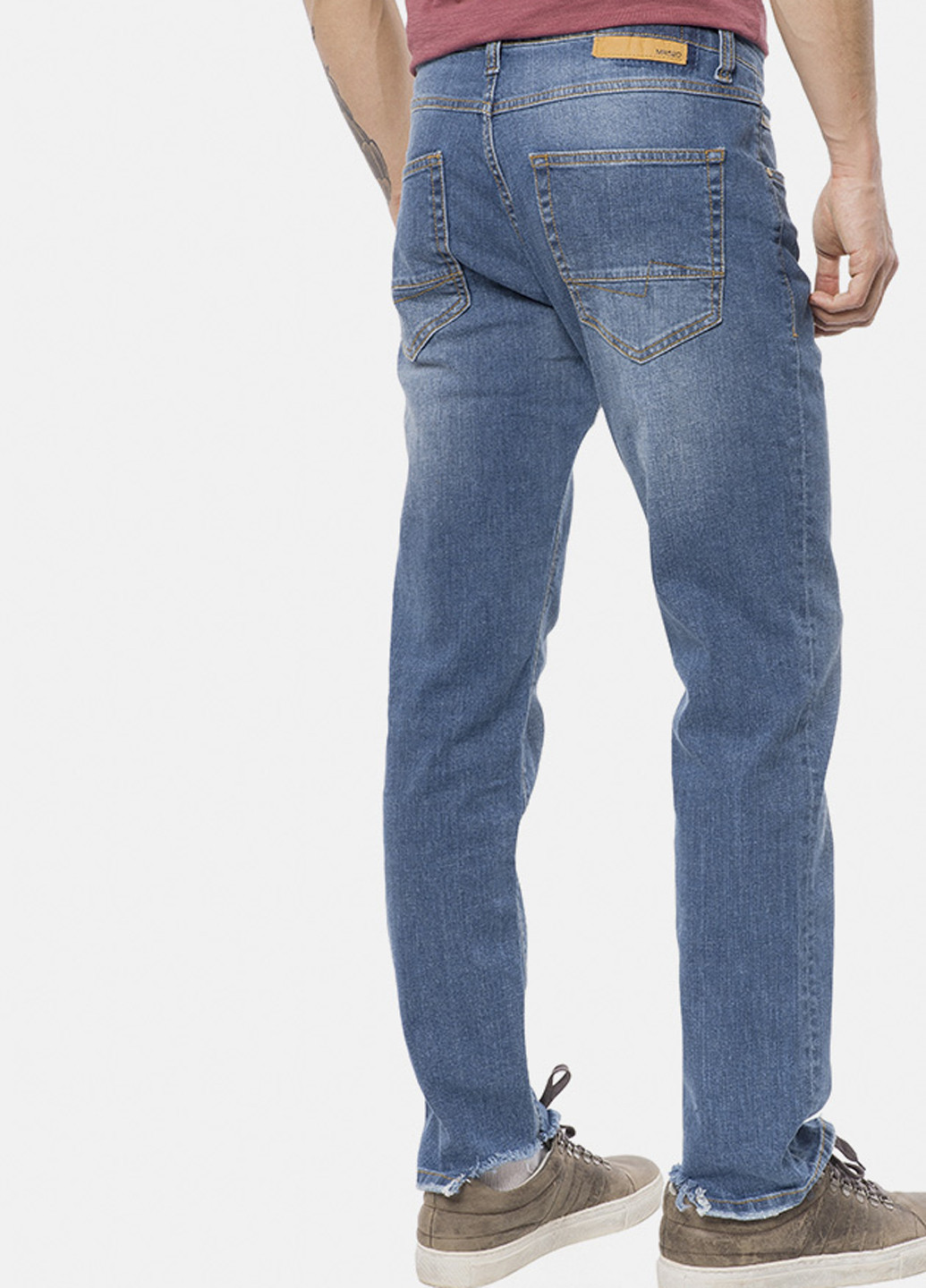 Синие демисезонные зауженные джинсы MR 520
