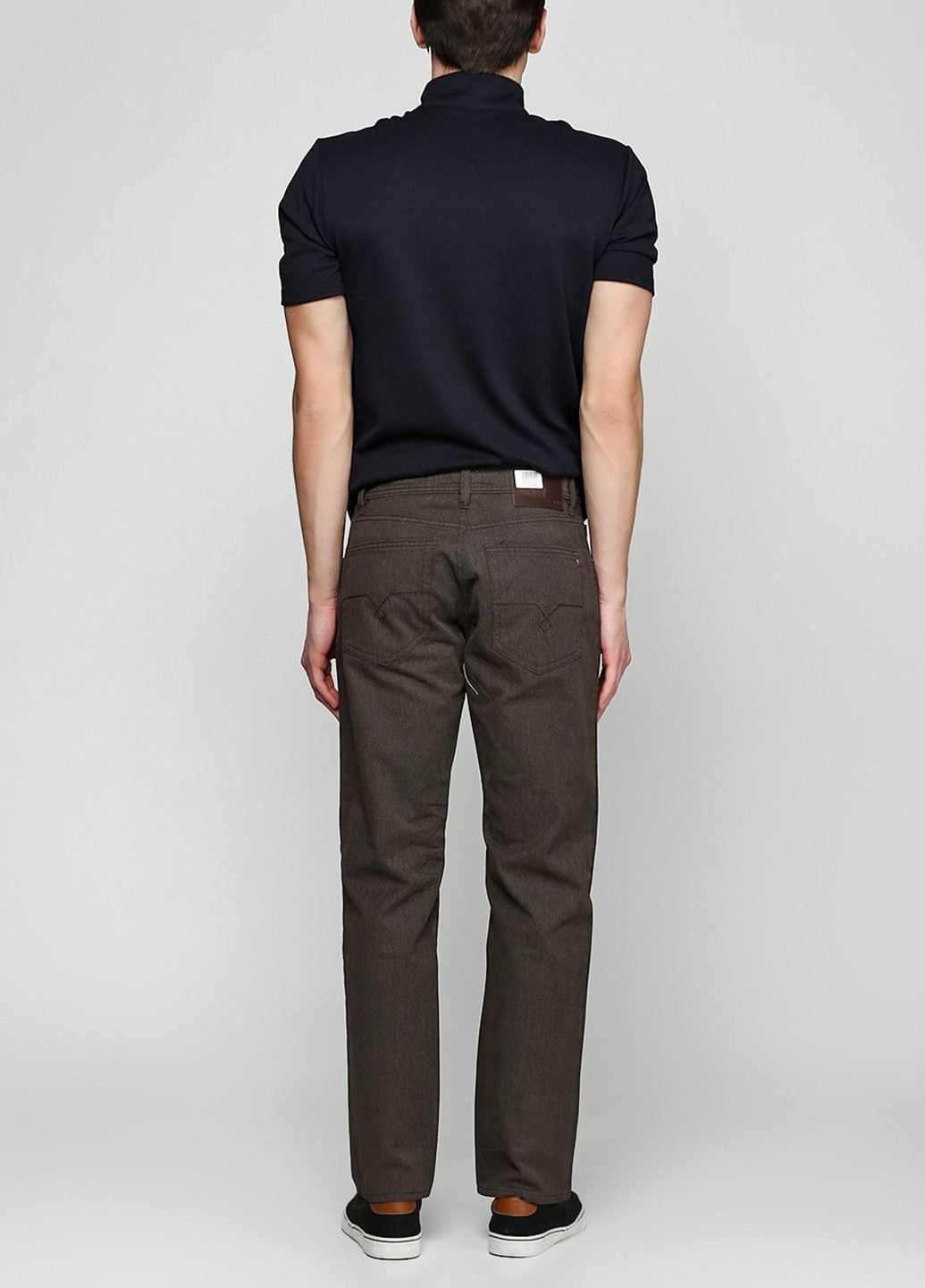 Джинси Pierre Cardin прямі однотонні коричневі джинсові