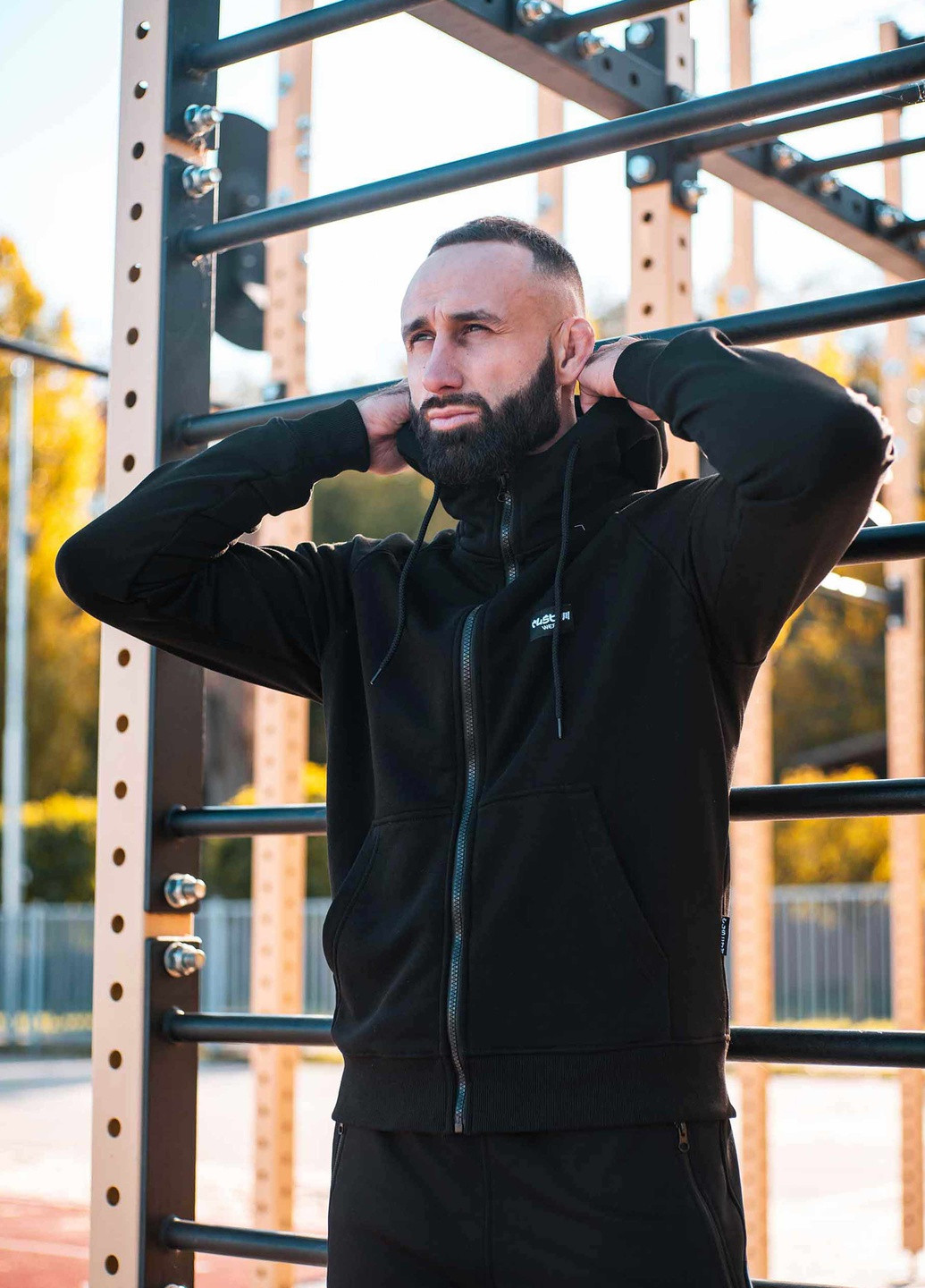 Зіпер без начосу чорний Custom Wear (255916026)