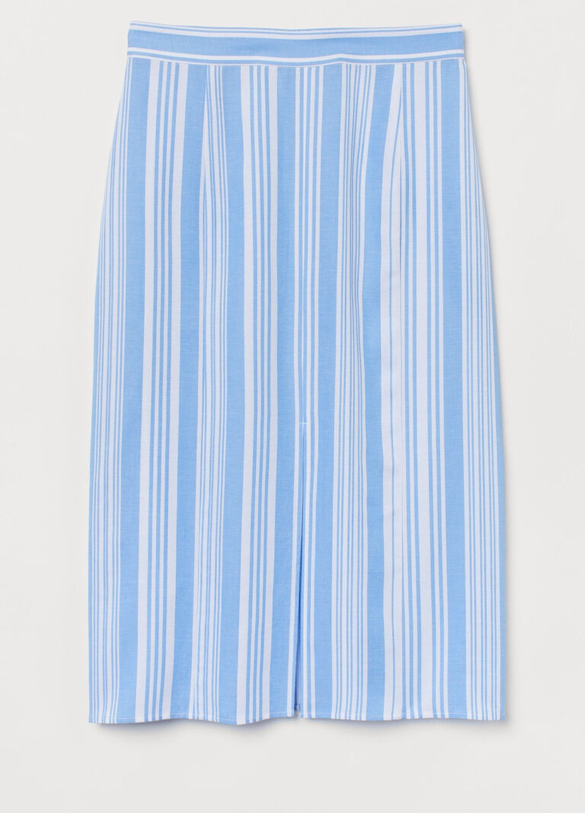 Костюм летний-топ и юбка голубого цвета H&M (253726503)