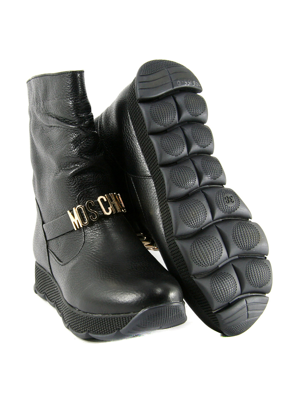 Черные осенние ботинки Mila