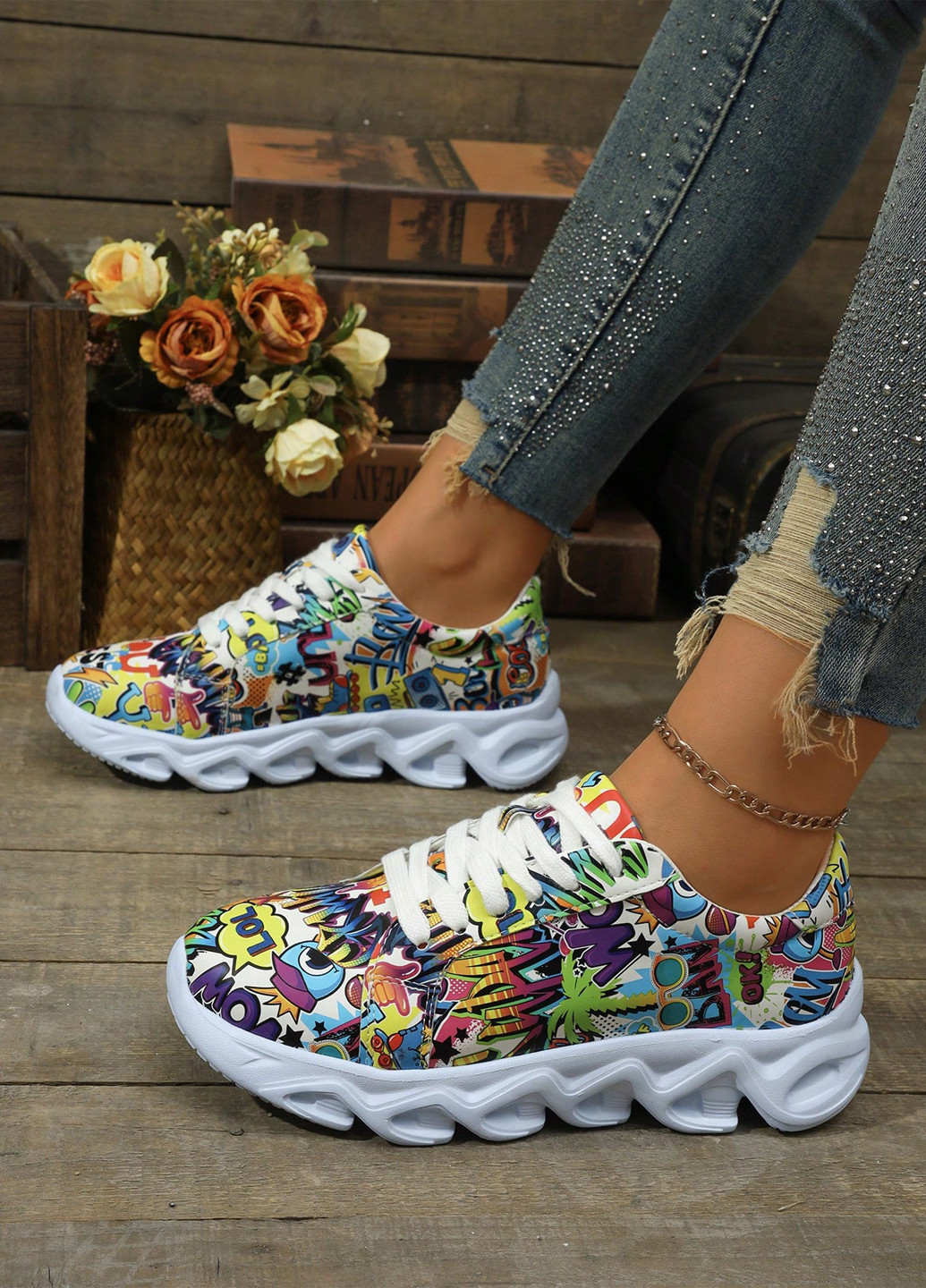 Кроссовки SHEIN комбинированные демисезоны (345181868)