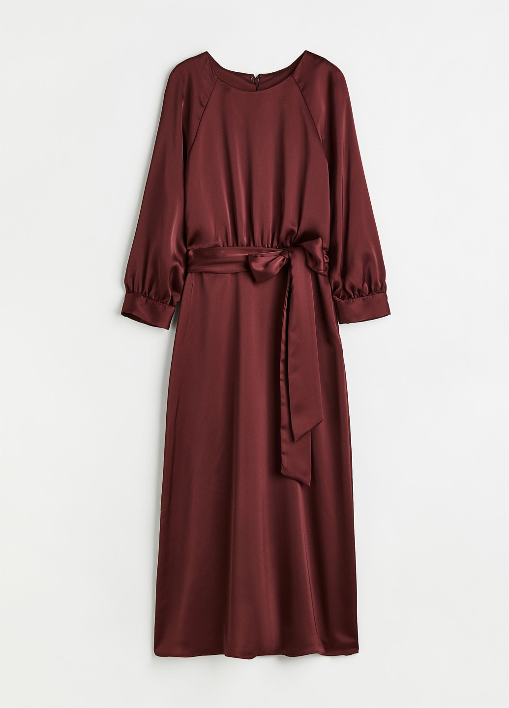 Янтарное кэжуал платье H&M однотонное