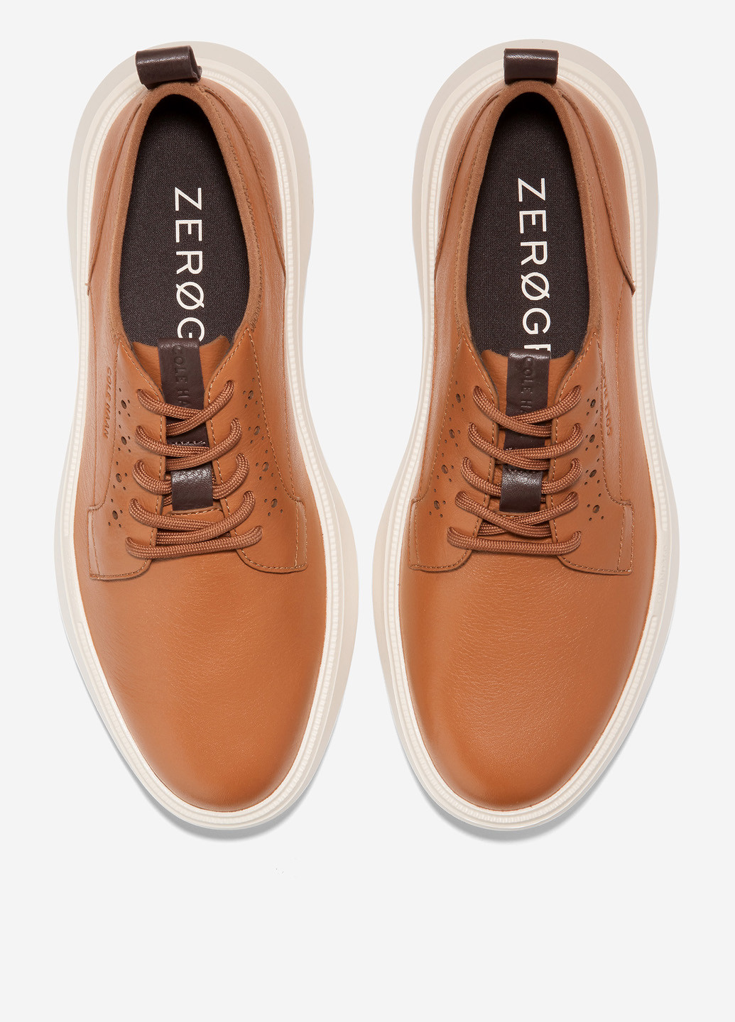 Коричневые кэжуал туфли Cole Haan на шнурках