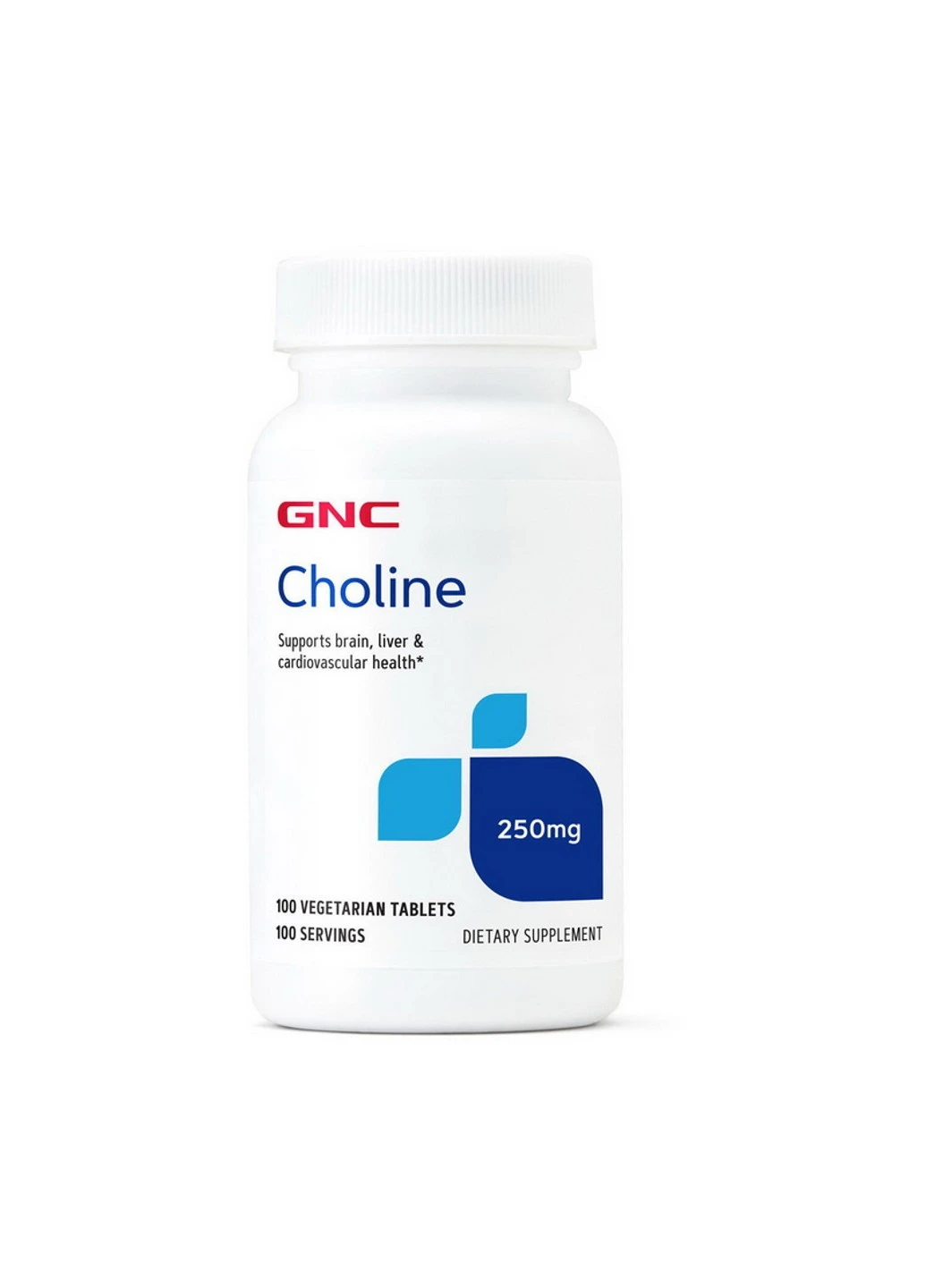 Холін Choline 250 mg 100 таблеток GNC (255409900)