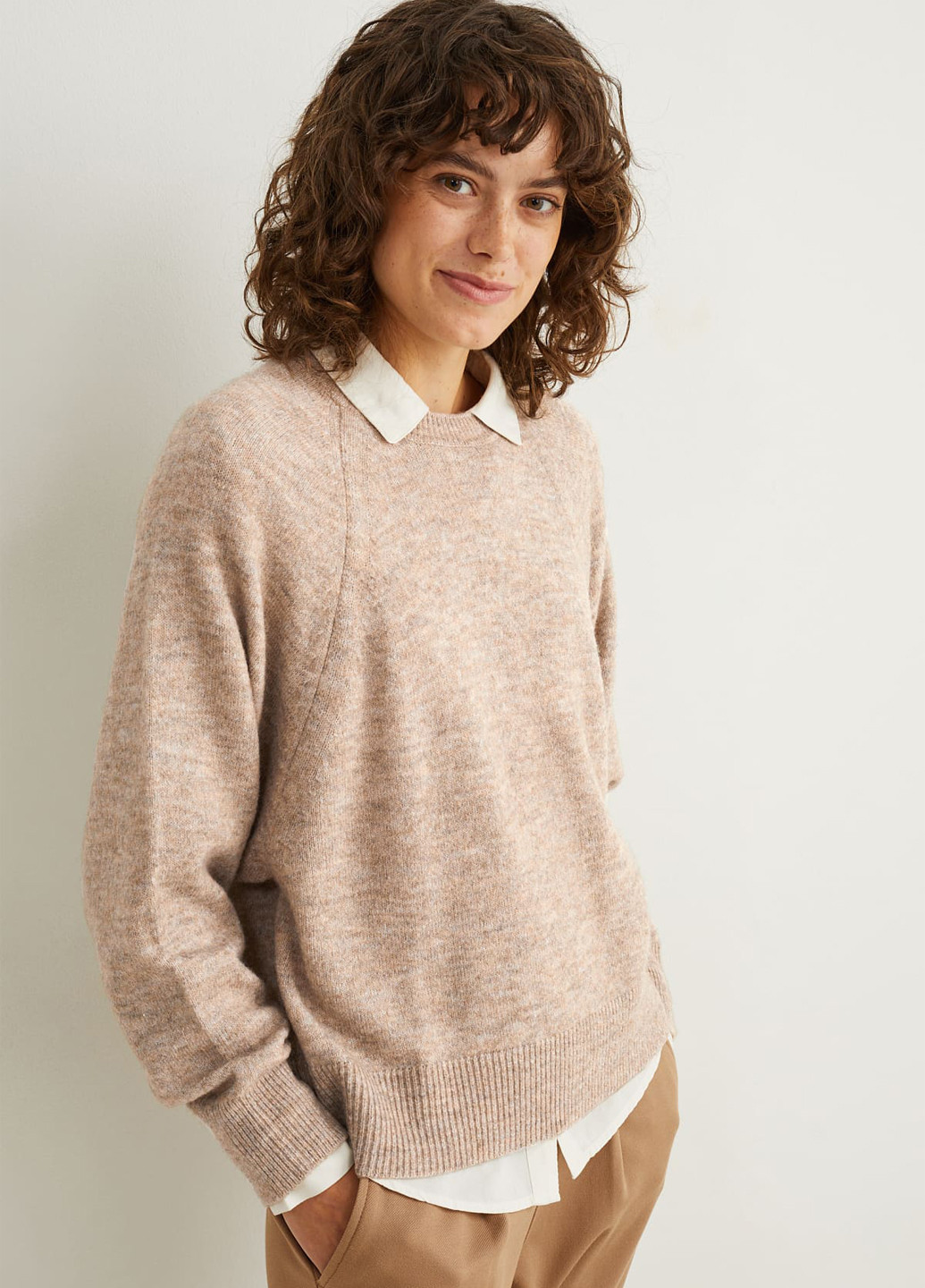 Бежевый демисезонный джемпер джемпер C&A