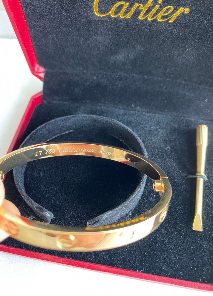 Браслет Cartier Реплика No Brand love bracelet 17,5s yellow gold (246596983)