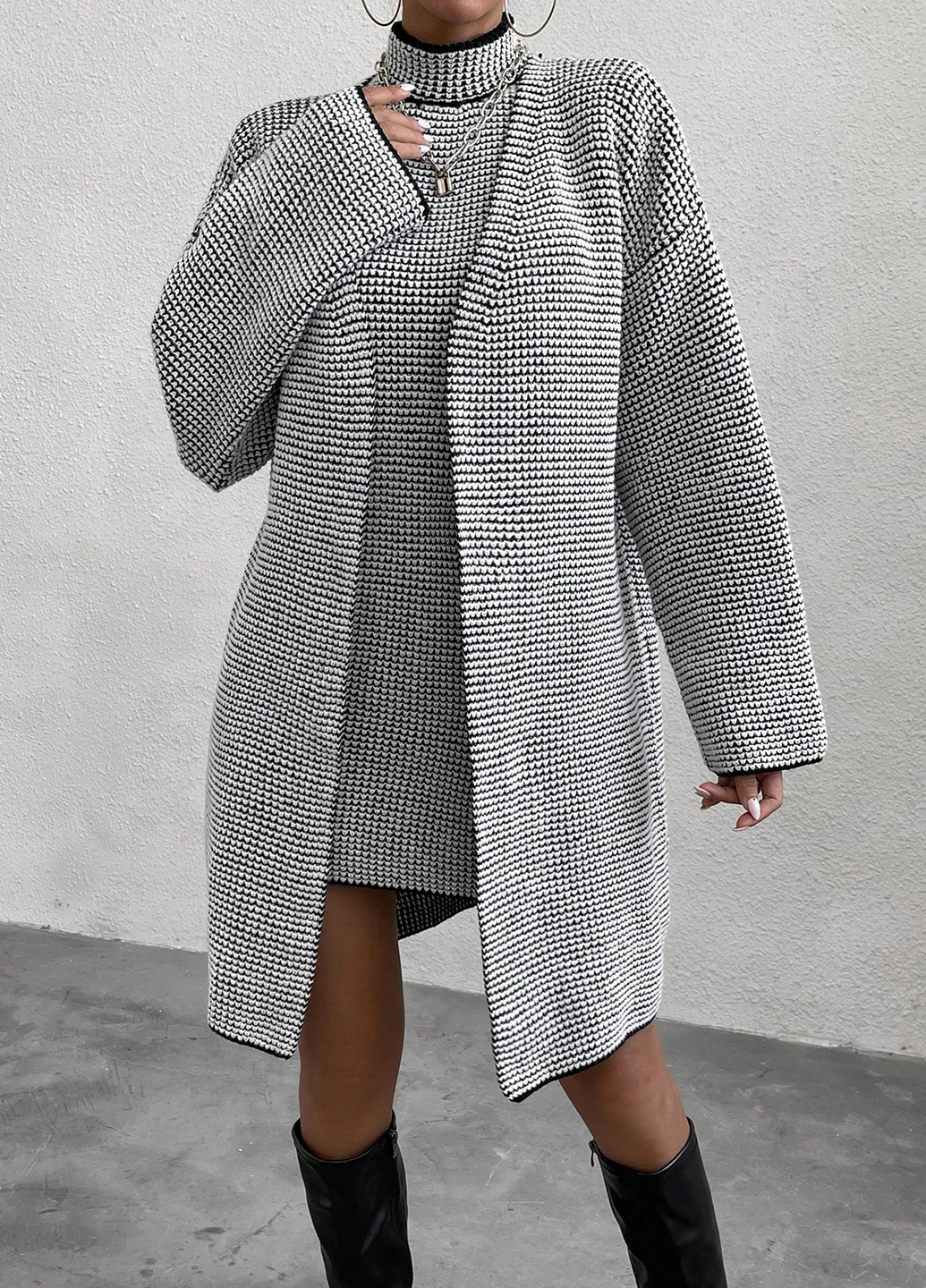 Костюм (кардиган, платье) SHEIN (309158247)