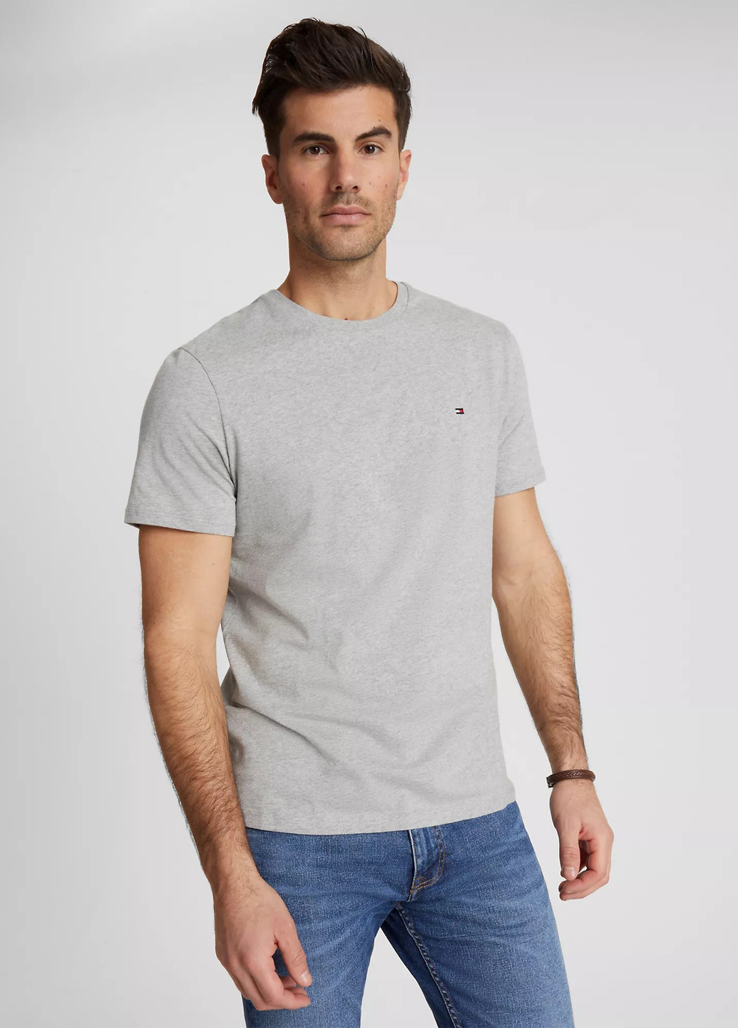 Світло-сіра футболка Tommy Hilfiger