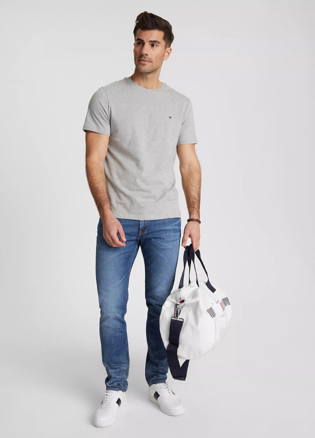 Світло-сіра футболка Tommy Hilfiger