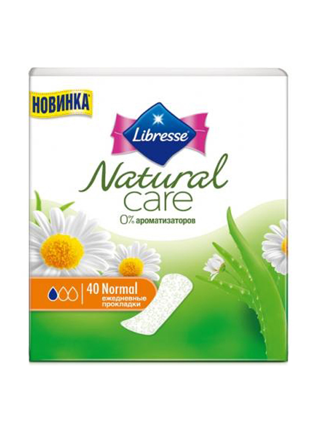 Прокладки ежедневные Natural Care Normal (40 шт.) Libresse (79333837)