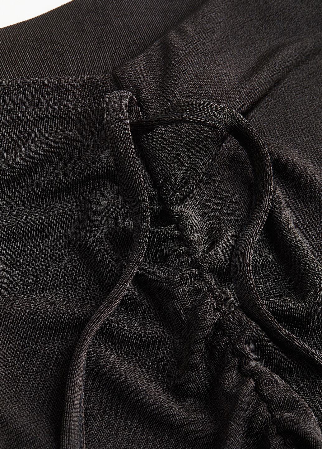 Черная кэжуал однотонная юбка H&M