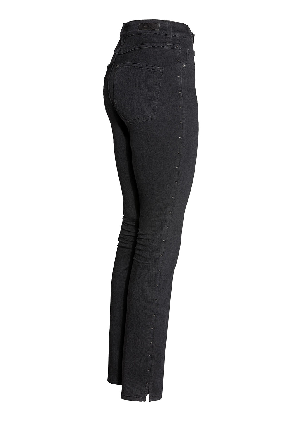 Черные демисезонные скинни, укороченные джинсы H&M