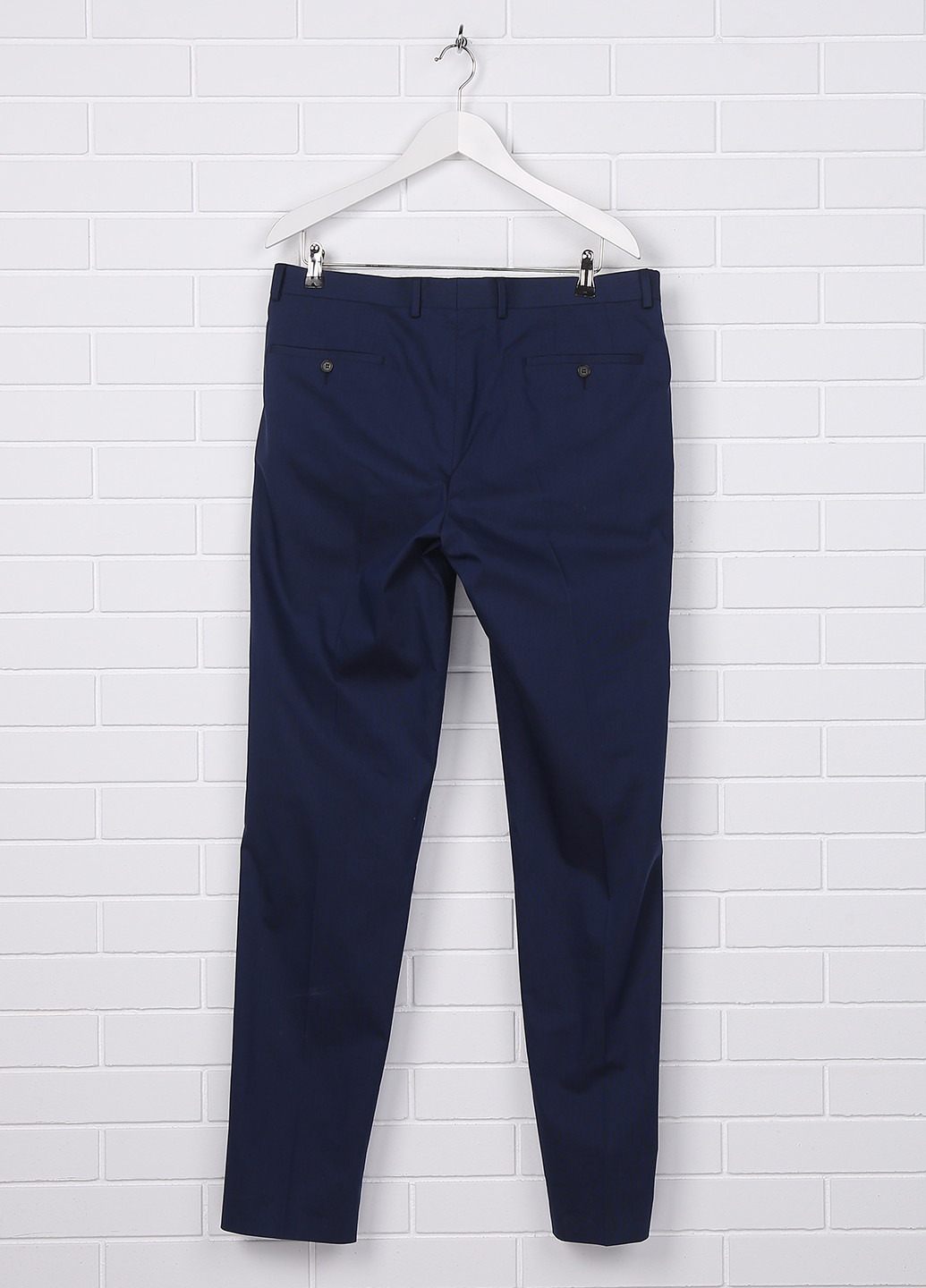 Синие кэжуал демисезонные зауженные брюки S.Oliver