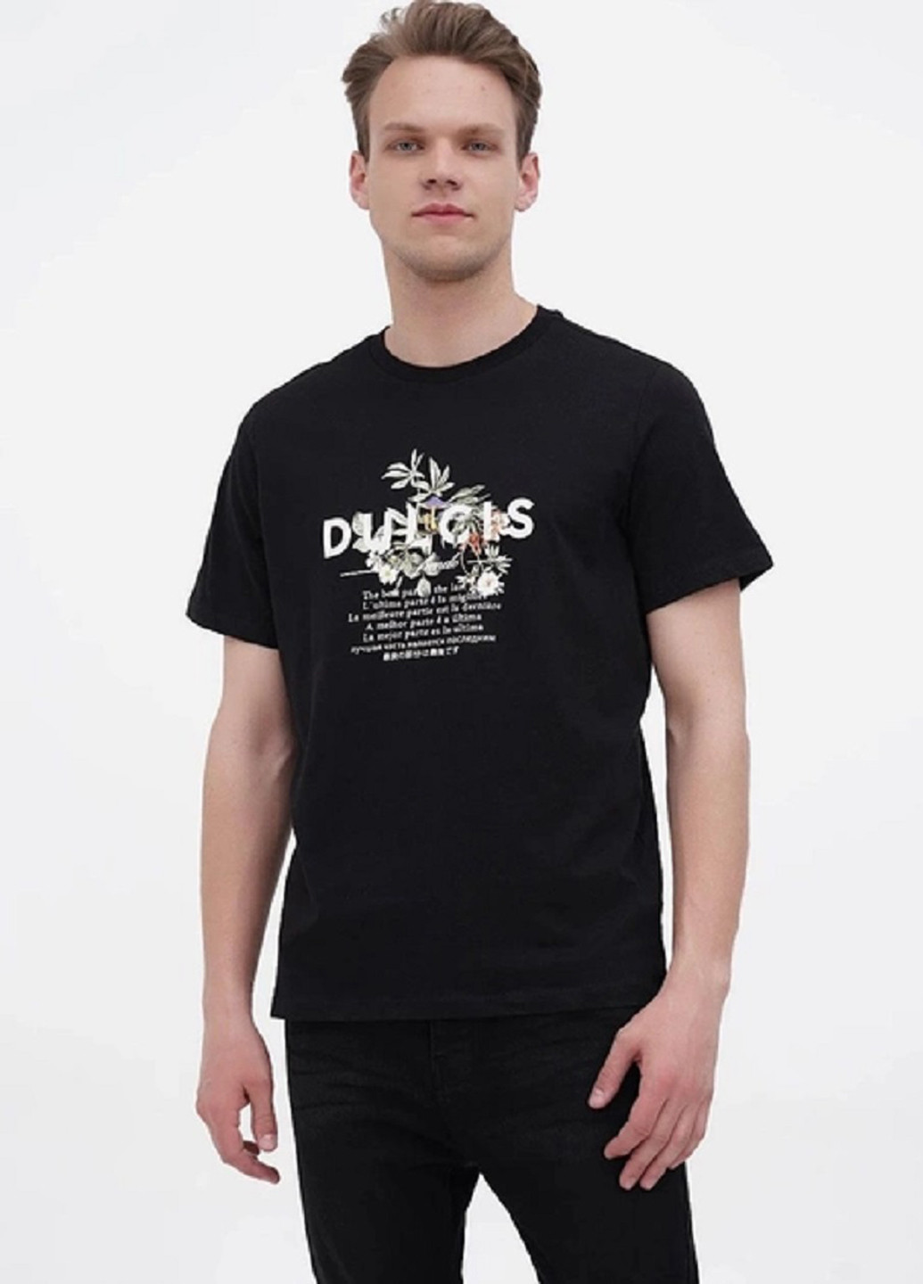 Чорна футболка H&M