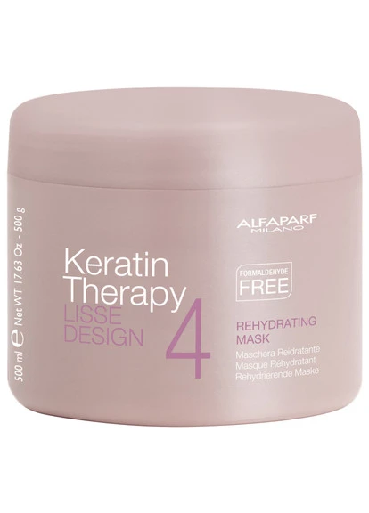Кератинова маска для волосся Lisse Design Keratin Therapy Rehydrating Mask Alfaparf (250113146)